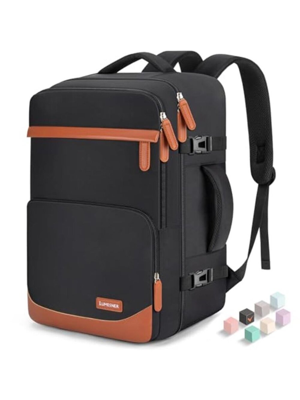 40L Travel Backpack Carry On Laptop Backpack Water Resistant Weekender Bookbag